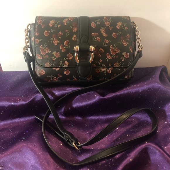 Chaps Chain-Strap Floral Flap-Cover Purse - Picture 2 of 12